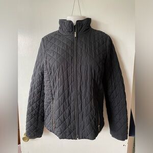 J. Crew Factory Black Quilted Riding Barn Chore Jacket!